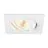 SLV New Tria 68 Spot Aluminium Weiß Quadrat 11W 700lm 38D - 918-930 Dim To Warm | Ausschnitt 68mm - Höchste Farbwiedergabe