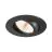 SLV New Tria 68 Spot Aluminium Schwarz Rund 8.3W 705lm 38D - 927 Extra Warmweiß | Ausschnitt 68mm -  Höchste Farbwiedergabe - Dimmbar 