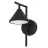 Ledvance LED Decor Wandleuchte Fuji Schwarz 5W 180lm - 930 Warmweiß| Höchste Farbwiedergabe