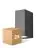 Doppelpack D'Lite Wandleuchte Vrebos Aluminium Schwarz Up&Down| Geeignet für 2x GU10