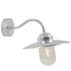 Nordlux Luxembourg Wandleuchte Stahl und Glas Grau | IP54 - Geeignet für E27