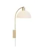 Nordlux Ellen 20 Applique Murale Métal et Verre Laiton | Convient pour E14