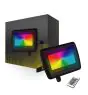 Bright Choice Projecteur LED Aluminium Noir 20W 2000lm 90D - RGBW | IP65 