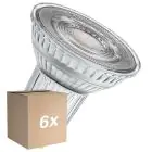 Lot 6x Osram LED Superstar Réflecteur Spot GU10 PAR16 6W 575lm 120D - 927 Blanc Très Chaud | Meilleur Rendu Des Couleurs - Dimmable - Équivalent 46W